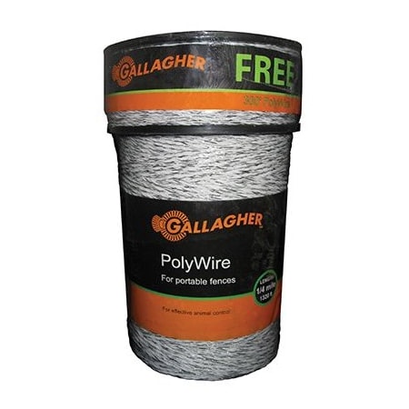 Gallagher North America 1320' WHT Polywire G620300